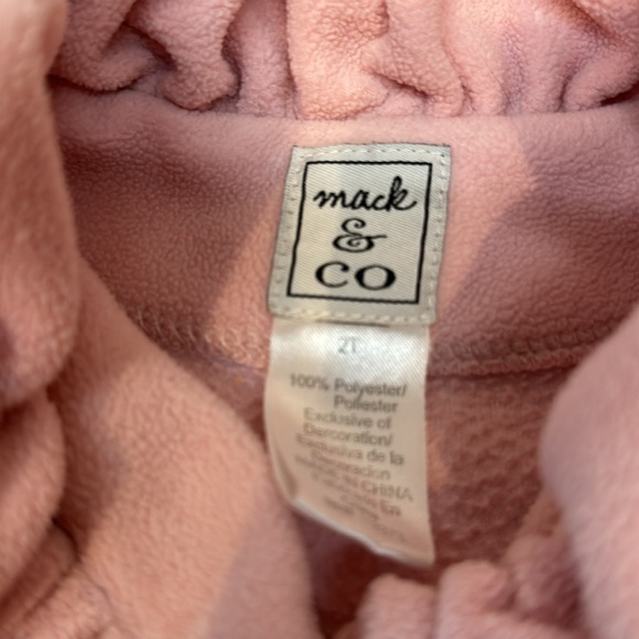 Adorable little girls Mac & Co soft pink jacket SZ 2T - Picture 2 of 8